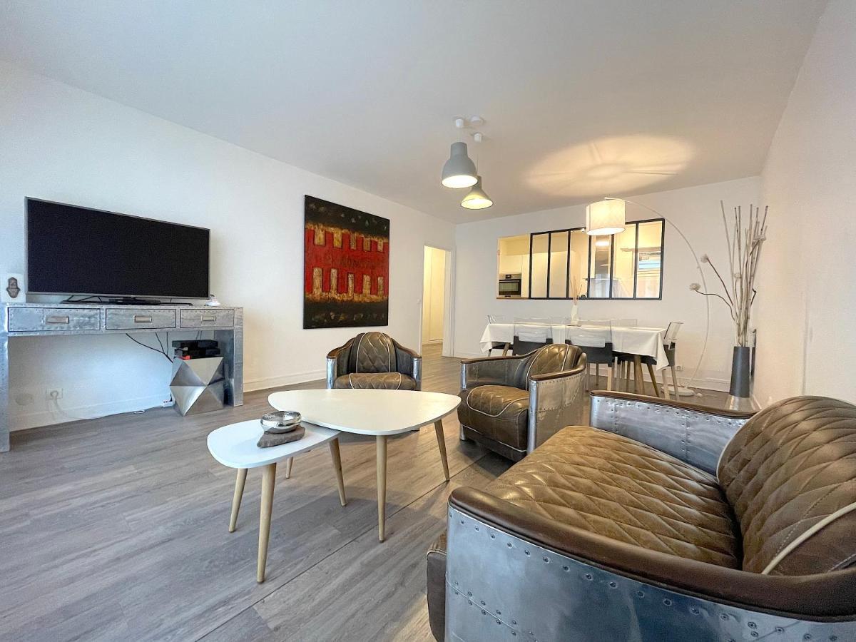 L'Ideal 112 - 85M2, 2 Chambres, Parking & Cabine De Plage Довіль Екстер'єр фото